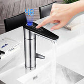 Torneira Elétrica para Banheiro com Touch 220V/3000W - Torneira Elétrica para Banheiro com Touch 220V/3000W - Prata - Polideia